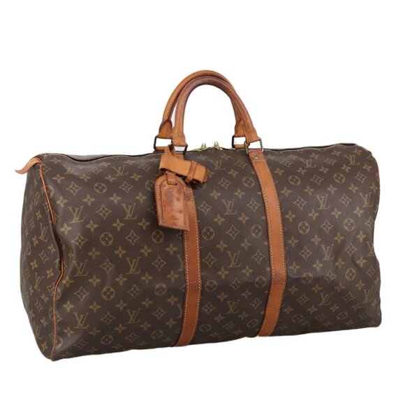 LOUIS VUITTON Monogram Keepall 55 Boston Bag - Picture 1 of 16
